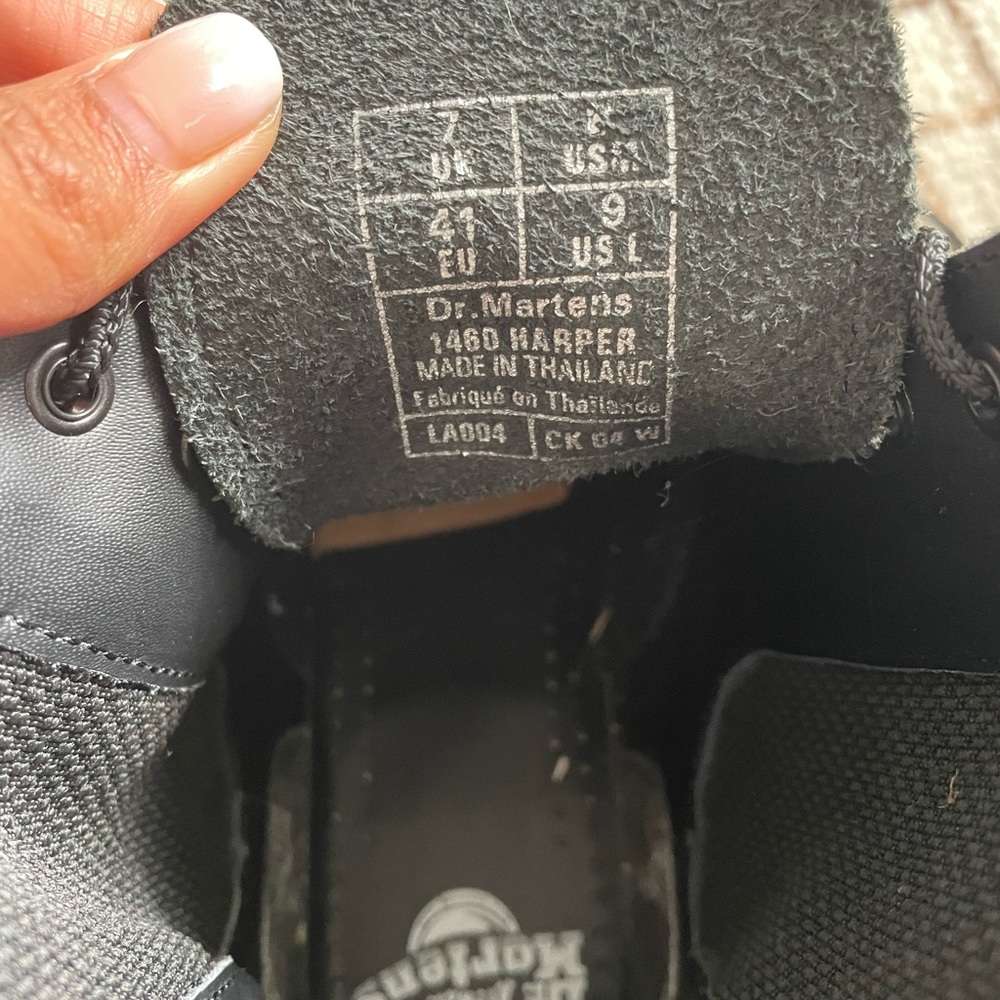 Dr. Martens Black Leather Boots - Picture 4 of 4